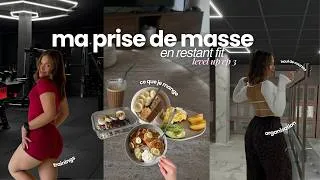 Miniature : JE COMMENCE UNE PRISE DE MASSE | prendre du muscle en restant fit + ce que je mange