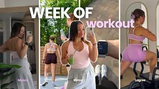 Miniature : MA SEMAINE D’ENTRAÎNEMENTS | Routine sportive complète : muscu, hyrox & lagree