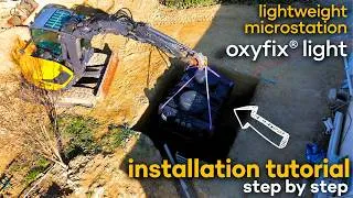 Miniature : How to install an oxyfix® lightweight R-90 wastewater treatment plant?