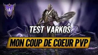 Miniature : Test de Varkos : Mon Vrai coup de Coeur PvP ! - Raid Shadow Legends - Serveur Test
