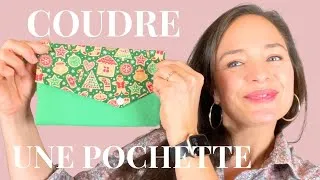 Miniature : Idée cadeau Noël : coudre une pochette élégante avec des chutes