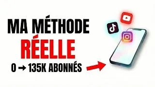 Miniature : Comment je suis passé de 0 à 135K Abonnés ? (Ma Méthode Réelle) 📈