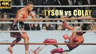 Miniature : Mike Tyson vs Robert Colay | KNOCKOUT Boxing Fight | 4K Ultra HD