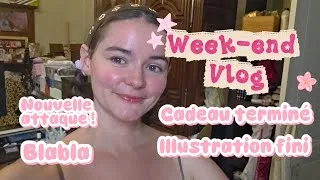 Miniature : Vlog 28 : Week-end vlog : cadeau terminé, illustration finie & nouvelle attaque 🦊✨