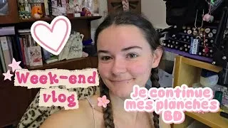 Miniature : Vlog 26 : Week-end vlog : je continue mes planches de BD ✨