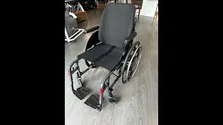 Miniature : Fauteuil roulant manuel Küschall Compact équipé des roues E-Motion.