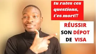 Miniature : Comment RÉUSSIR son RENDEZ VOUS pour le dépôt de  DOSSIER  pour VISA: les questions Pièges