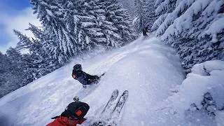 Miniature : J'ai skié trop près de ce snowboardeur...