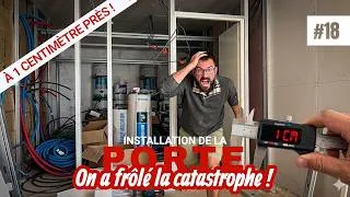 Miniature : Pose de la porte de garage : GROSSE FRAYEUR ! À 1 cm près, c’était foutu !