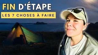 Miniature : Fin d’étape en randonnée : Les choses à faire en priorités !