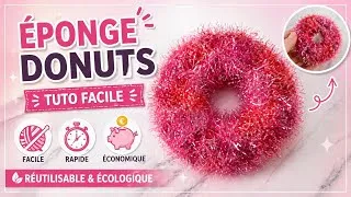 Miniature : Éponge Donuts au crochet 🍩🧽 | Facile, rapide & écologique 