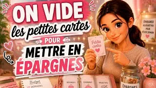 Miniature : ☀️On Vide Les Petites Cartes Et On Boost Les Épargnes 🤩☀️#systemedesenveloppes 