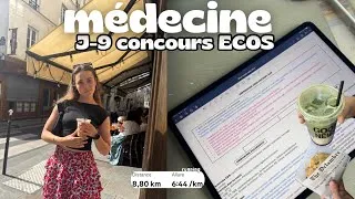 Miniature :  J-9 avant mon concours : la réalité de ma vie d'étudiante en médecine 🤯