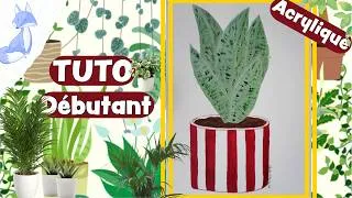 Miniature : TUTO Débutant ILLUSTRATION Plante Verte 🪴 Peinture ACRYLIQUE