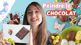 Miniature : TUTO Peindre une TABLETTE de CHOCOLAT 🍫 à l'AQUARELLE