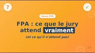 Miniature : FPA : ce que le jury attend (et n'attend pas)