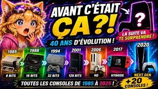 Miniature : TOUTES LES CONSOLES DE 1985 À 2025 ! 40 ANS D'HISTOIRE !😱