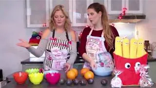 Miniature : Fondants chocolat en coque d'orange