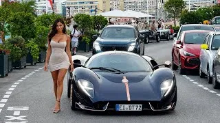 Miniature : De Tomaso P72 New Million Hypercar Rolling Through the Street of Monaco |Carspotting  @emman25MC