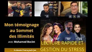 Miniature : Mon témoignage avec Mohamed Boclet : Lecture rapide et gestion du stress des médecins et soignants