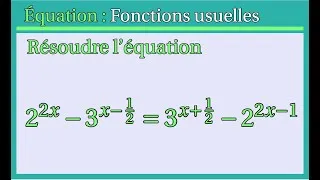 Miniature : Equation avec des puissances réelles