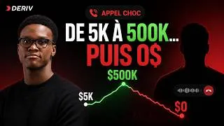 Miniature : 500 000$ gagnés sur Deriv : comment tout a disparu