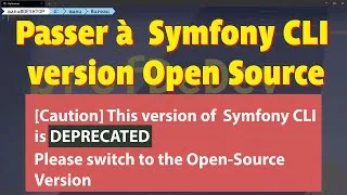 Miniature : Passer à Symfony CLI version open source