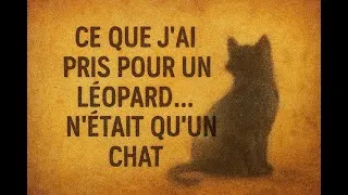 Miniature : ce que j'ai pris pour un léopard n'est qu'un chat #motivation #courage #peur #illusion
