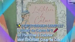 Miniature : ✨ FLIP THROUGH COMPLET | L'Atelier du Calme N°2 🖍️45 Planches à Colorier | Mon ÉNORME Coup de Cœur !