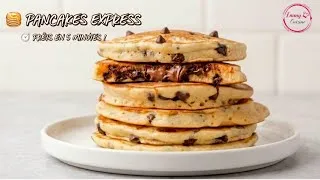 Miniature : 🔥 LES PANCAKES LES PLUS RAPIDES ! 🥞 PRÊTS EN 5 MINUTES CHRONO !