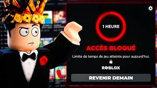 Miniature : Pourquoi ces joueurs sont limités à 1H PAR JOUR de Roblox ? (Mise à jour)