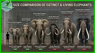 Miniature : Elephant vs Mammoth Size Comparison (LIVING EXTINCT) 2026🐘🦣