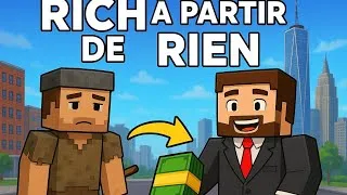 Miniature : SDF devient RICHE sur MINECRAFT  !