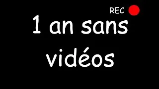 Miniature : Je ne fais plus de vidéos depuis un an