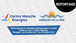 Miniature : Démarrage de la campagne géotechnique du projet « Centre MancheEnergies » | Énergies de la mer