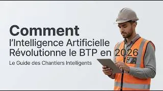 Miniature : Comment l'Intelligence Artificielle Révolutionne le BTP en 2026  Le Guide des Chantiers Intelligents