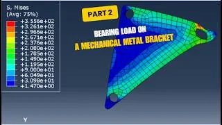 Miniature : Abaqus Tutorial #11 | Bearing Load | Part2