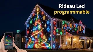 Miniature : Décoration Rideau lumineux programmable #decoration #noël