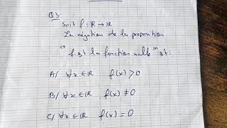 Miniature : Concours ENSA 2022 - Mathématiques - Correction Question 3 : Négation d'une fonction
