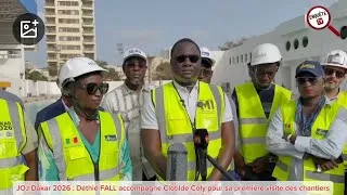 Miniature : JOJ 2026: les ministres M. Dethié Fall et Mme Clotilde Coly sur le terrain pour une visite…