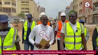 Miniature : Keur Massar: Visite de chantiers du ministre des infrastructures M. Dethié Fall…
