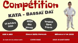 Miniature : Compétition Open des Jeunes - Vergèze 2020 - Finale Pupilles - Kata Shotokan Karaté-Do - Bassaï Daï