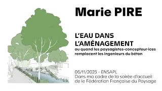 Miniature : Conférence de Marie Pire - 06/11/2025