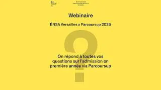 Miniature : Comment intégrer l'ÉNSA Versailles via Parcoursup ?
