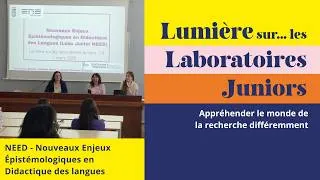 Miniature : Nouveaux enjeux en didactique des langues : laboratoire junior NEED (ENS de Lyon)