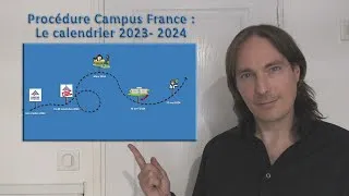 Miniature : Procédure Campus France : Le calendrier 2023- 2024