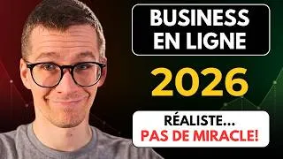 Miniature : Lancer un business en ligne en 2026 (Le plan d'action RÉALISTE)