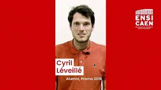 Miniature : Forum Entreprises-Étudiants ENSICAEN 2023 - Témoignage Cyril Léveillé