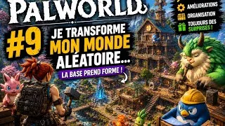 Miniature : 🏗️ PALWORLD #9 | Je Transforme Mon Monde Aléatoire… 😍 partie 9