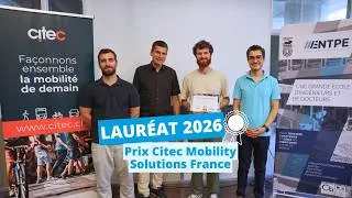 Miniature : Prix Citec Mobility Solutions France 2026 : Interview du lauréat